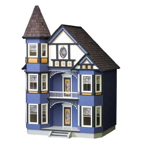 Real Good Toys Dollhouse Miniature Painted Lady Dollhouse Kit by RGT - Walmart.com - Walmart.com