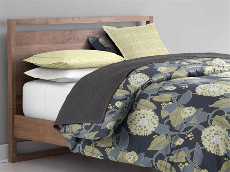 create your bedding from crate and barrel | Bed, Yellow and gray ...