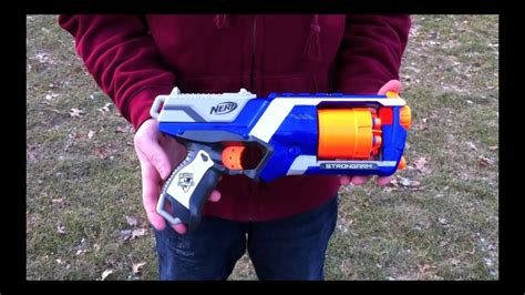 Nerf N-Strike Elite Strongarm - Range Test (Stock) - YouTube