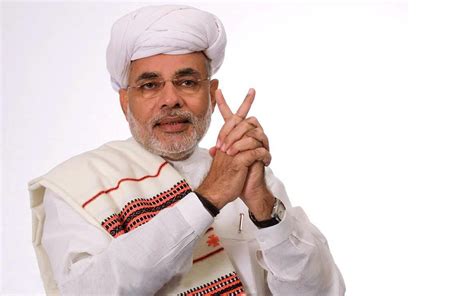 HD Narendra Modi Wearing White Turban Wallpaper | Download Free - 138685