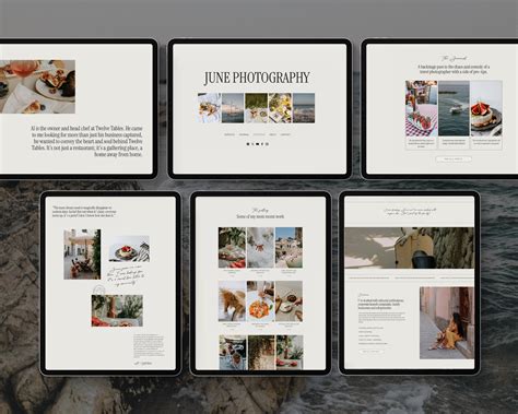 WIX Website Template Photography Portfolio Wix Website Design Wix ...