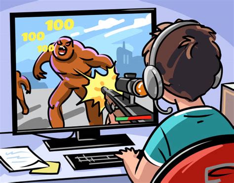 3,900+ Kid Play Computer Game Stock Illustrations, Royalty-Free Vector Graphics & Clip Art - iStock