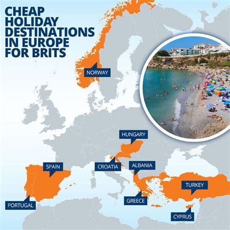 MAPPED: The best value European holiday destinations - Best ...