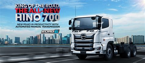 Hino 700 Series | Euro 6-compliant Heavy-duty Trucks