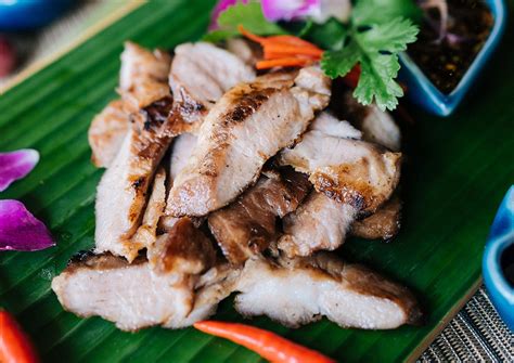 Tasty grilled Kurobuta pork collar at Sawasdee Thai Cuisine, Food News ...