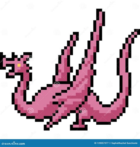 Welsh Dragon Pixel Art