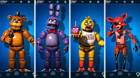 FNAF AR Animatronics Workshop Animations - YouTube