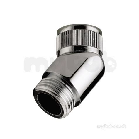 Shower Hose Angled Connector 1/2inch Bsp Xs0045cp : Twyford