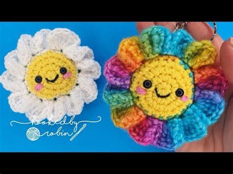 Amigurumi Crochet Flower Pattern — Hooked by Robin in 2022 | Crochet ...