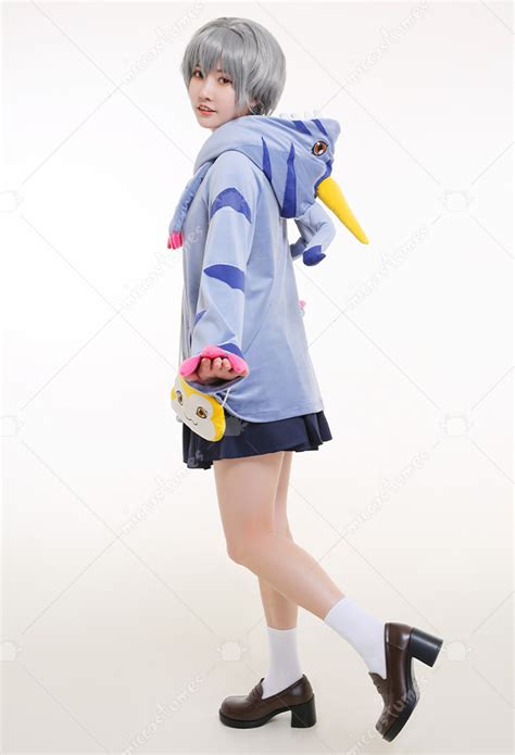 Gabumon Derivated Hoodie Costume - Digmon Adventure Cosplay | Outfit ...