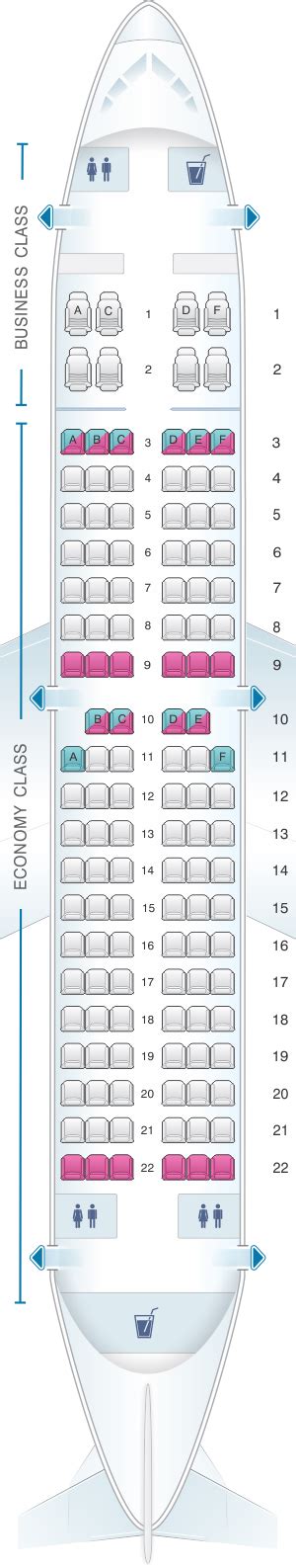 Seat Map Air Vallee Boeing B737 300 | SeatMaestro