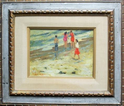 SIGNED ROBERT WAGNER OIL PAINTING "LOW TIDE" Lot 75 | #1806843662