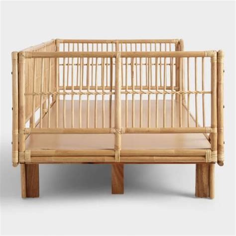 Honey Rattan Daybed Frame | Rattan daybed, Twin mattress size, Rattan