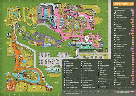 Zoo Map - Navigate Your Way Around Our Beautiful Australia Zoo