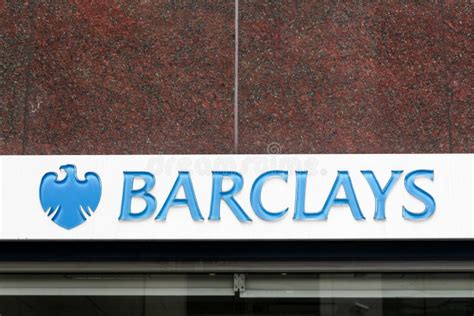 Barclays Bank Logo on a Wall Editorial Stock Photo - Image of british ...