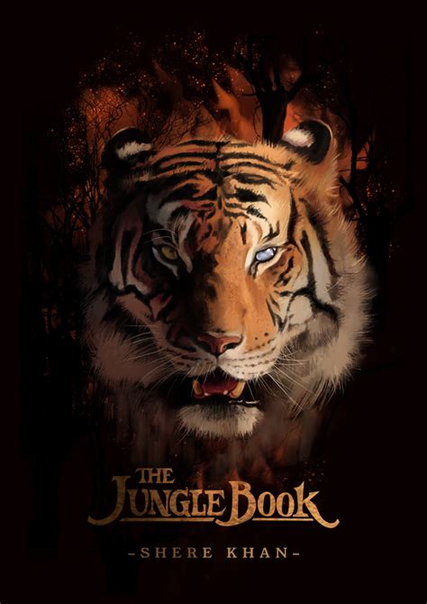 Krysten Newby Freelance Illustrator - The Jungle Book - Shere Khan