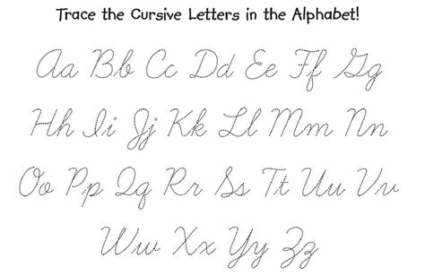 Abcs Tracing Cursive Letters - TracingLettersWorksheets.com