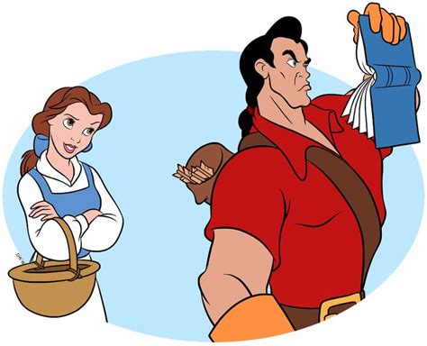 Belle's Book Encounter with Gaston