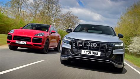 Audi SQ8 vs Porsche Cayenne Coupe GTS | Auto Express