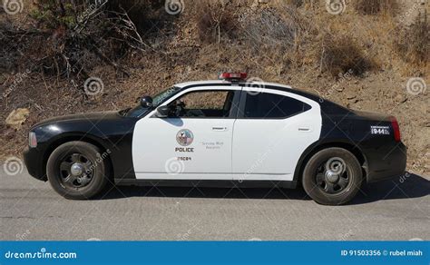 LAPD Police Car Editorial Image | CartoonDealer.com #153990178