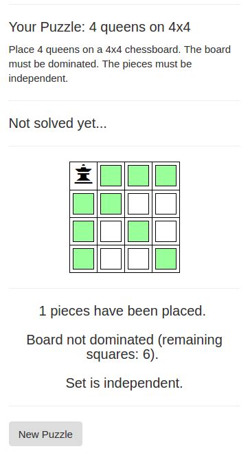 mathrecreation: Mathematical Chessboard Puzzles