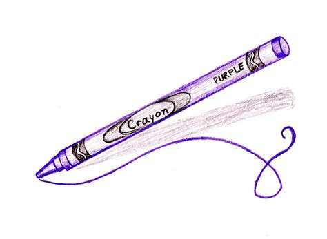 How to Draw a Purple Crayon: 13 Steps (with Pictures) - wikiHow
