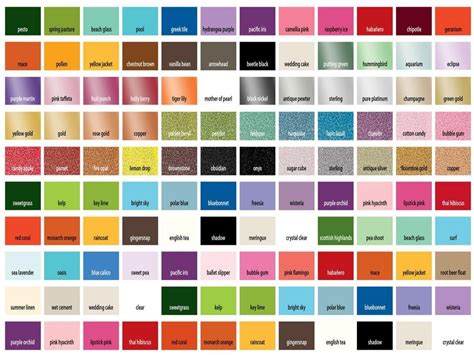 Martha stewart craft paint color chart samples combinations stewart's paints colors blues ...