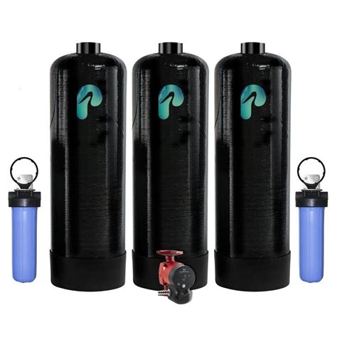 Pelican Water 34 GPM Whole House Water Filtration and NaturSoft Salt ...