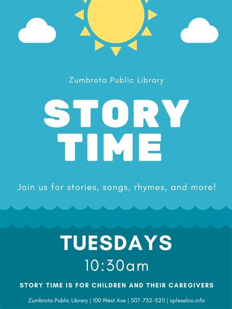 Story Time at the Library | Zumbrota Public Library