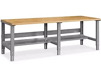 Industrial Packing Table - 96 x 30", Composite Wood Top H-2484-WOOD - Uline