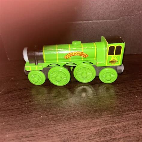 THOMAS & FRIENDS Wooden Railway Flying Scotsman 4472 Water Tender Train ...