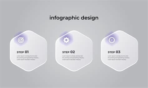 Business process infographic design template with 3 steps. Can be used for info graph, diagram ...