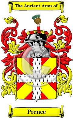 Prence Name Meaning, Family History, Family Crest & Coats of Arms