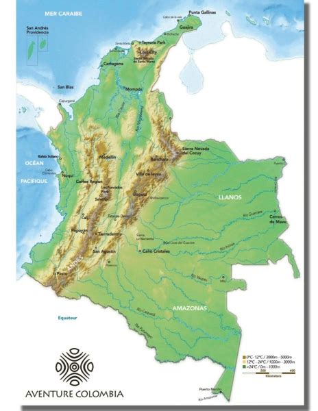 Géographie de la Colombie - Aventure Colombia