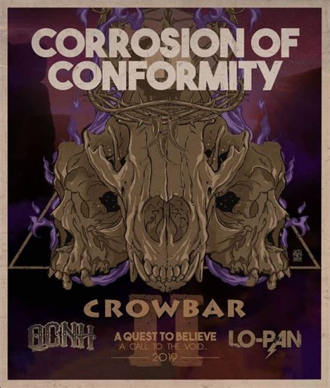 CORROSION OF CONFORMITY N. American Tour w/ Crowbar & Lo-Pan ⋆ Riff Relevant