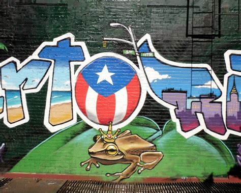 Picture Of The Puerto Rican Flag ~ Puerto Rico Graffiti Mural, East ...