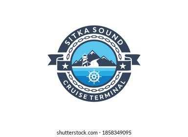 Cruise Terminal Logo Design Premium Vector Stock Vector (Royalty Free) 1858349095 | Shutterstock