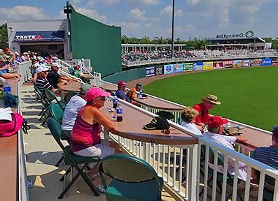 Hammond Stadium Seating Chart Drink Rail | Elcho Table