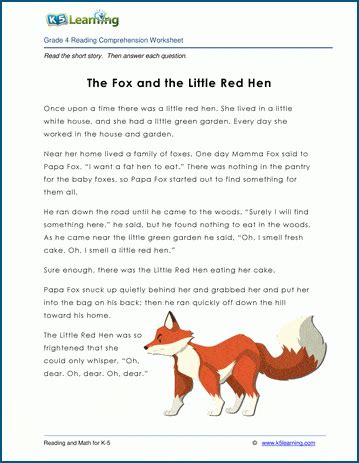 the little red hen story printable pdf - Ferne Mooney