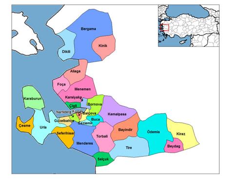 Izmir Map and Izmir Satellite Image