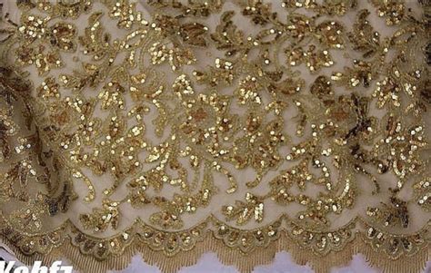 Gold Lace Fabric Gold Lace Alencon Lace in Gold Wedding - Etsy