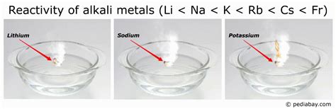 Alkali Metals of the Periodic Table - Pediabay