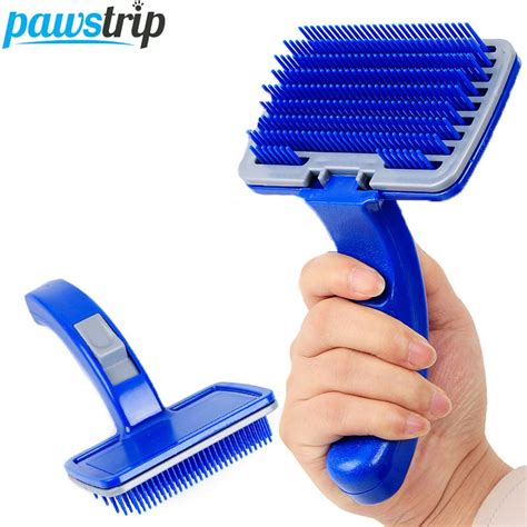 Pawstrip Professional Dog Brush Pet Shedding Grooming Tool Cleaning Dog ...