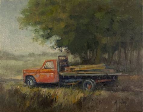 Farm Truck Painting by Mary Hubley | Saatchi Art