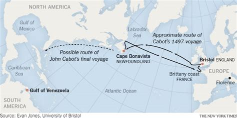 Cabot's 1497 Voyage - NYTimes.com