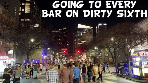 Going to EVERY Bar on 6th Street (Austin Texas Nightlife) - YouTube