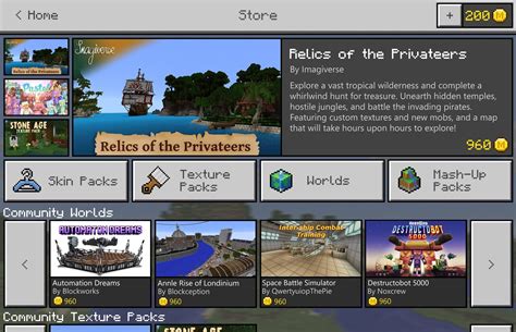 Minecraft Marketplace is your new store for community-created skins ...