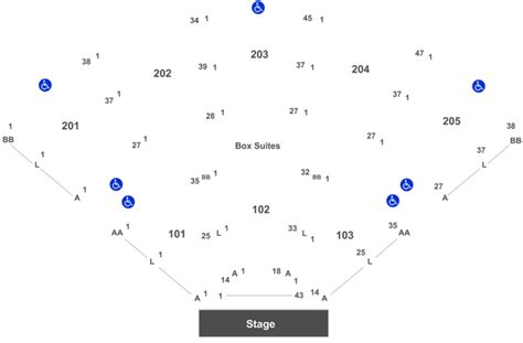 Marcus Amphitheater Seating Chart