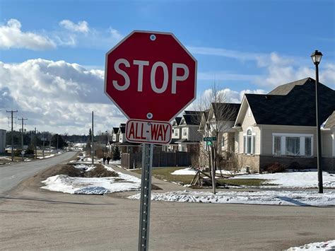New All Way Stop Signs at Rennie Street and Albert Street - Township of Brock
