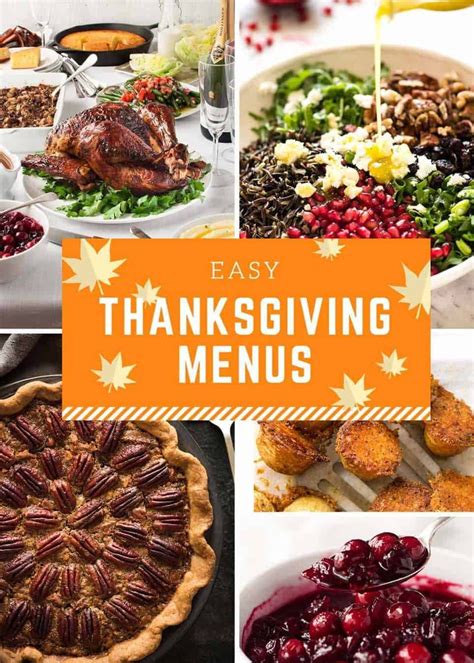 Easy Thanksgiving Menus | RecipeTin Eats